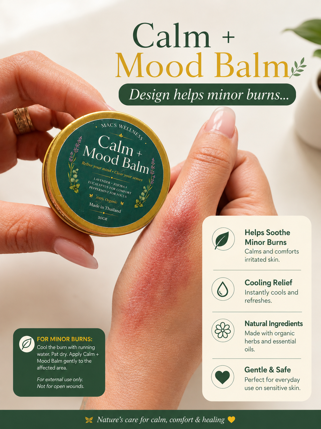 Eucalyptus Calm+Mood Balm