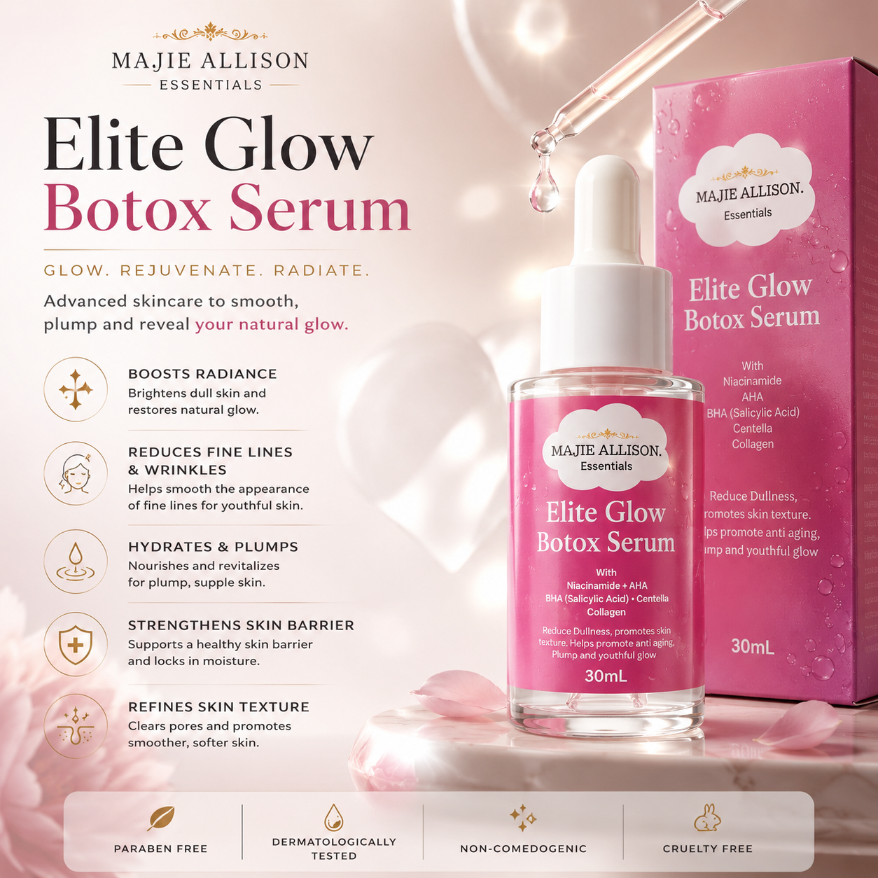 Elite Glow Botox Tricomplex Serum