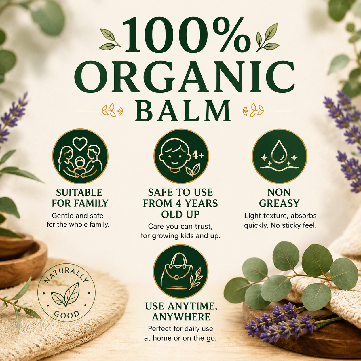 Eucalyptus Calm+Mood Balm