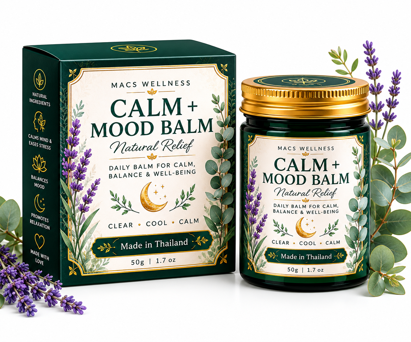 Eucalyptus Calm+Mood Balm