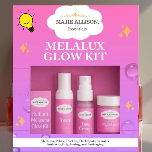 MELALUX Glow Kit packaging front view