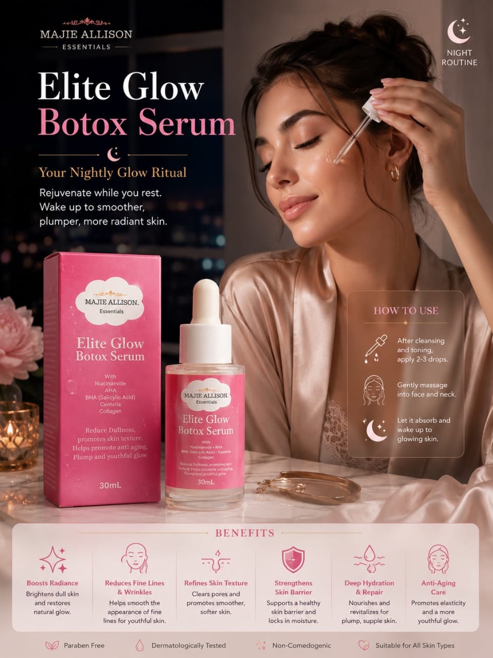 Elite Glow Botox Tricomplex Serum